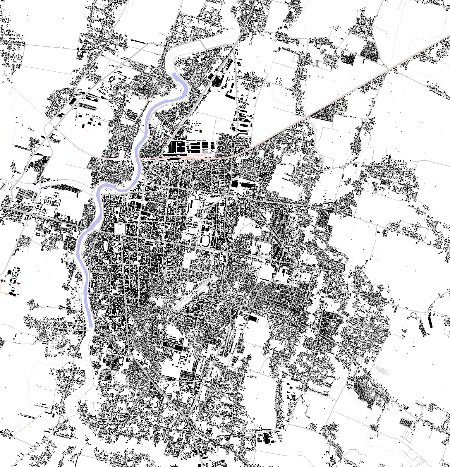 Madiun figure ground plan