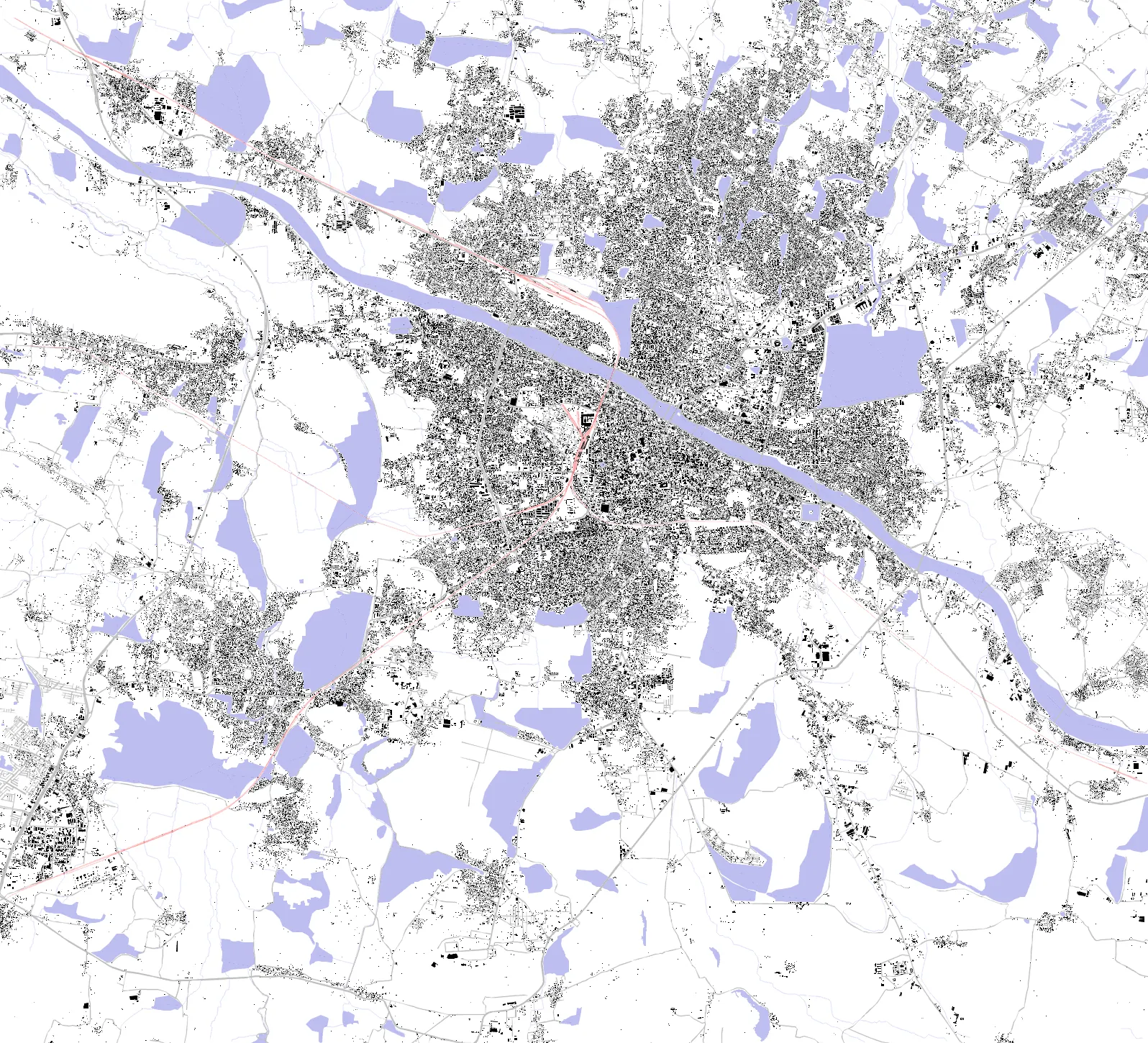 Madurai figure ground plan