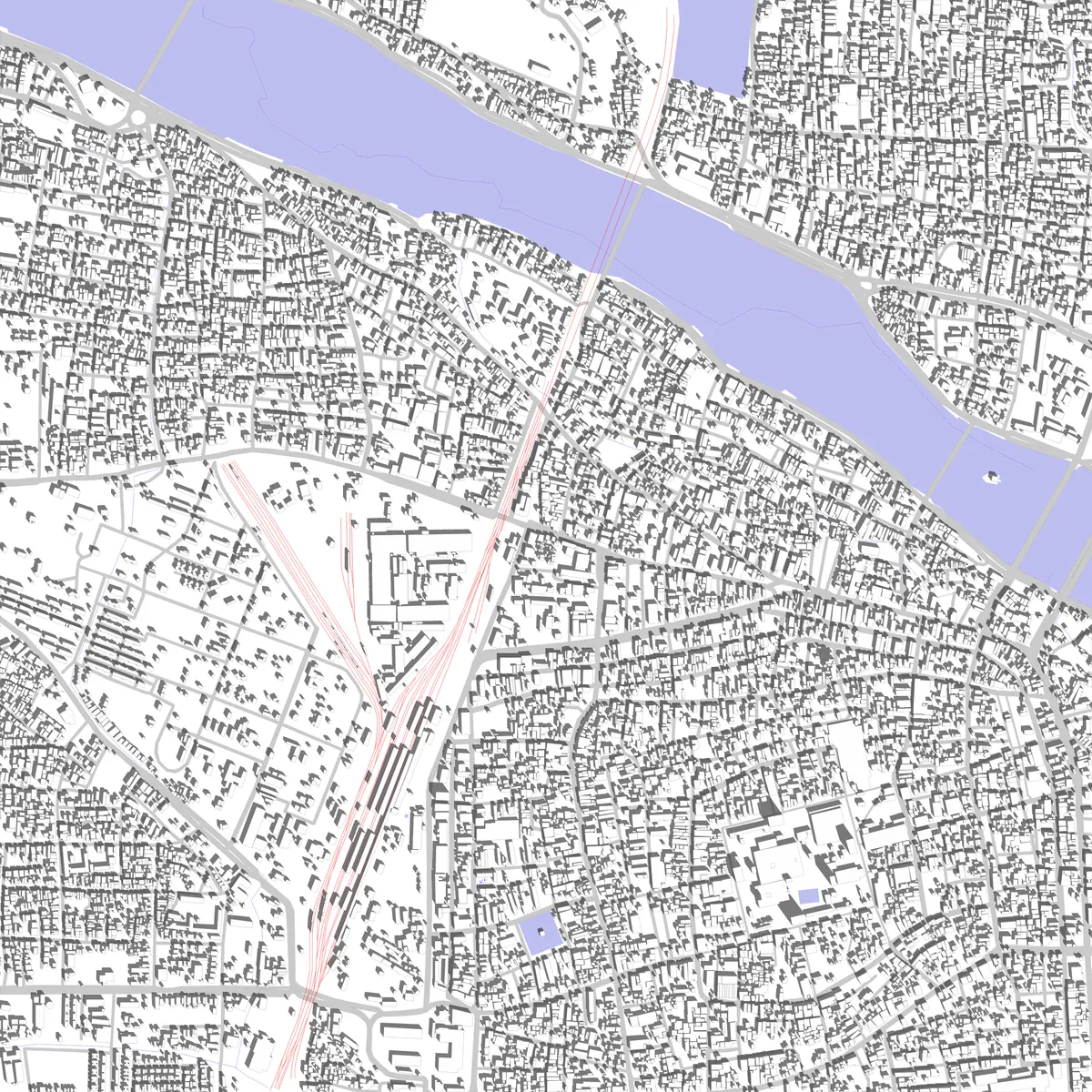 Madurai site plan (2.5 km)