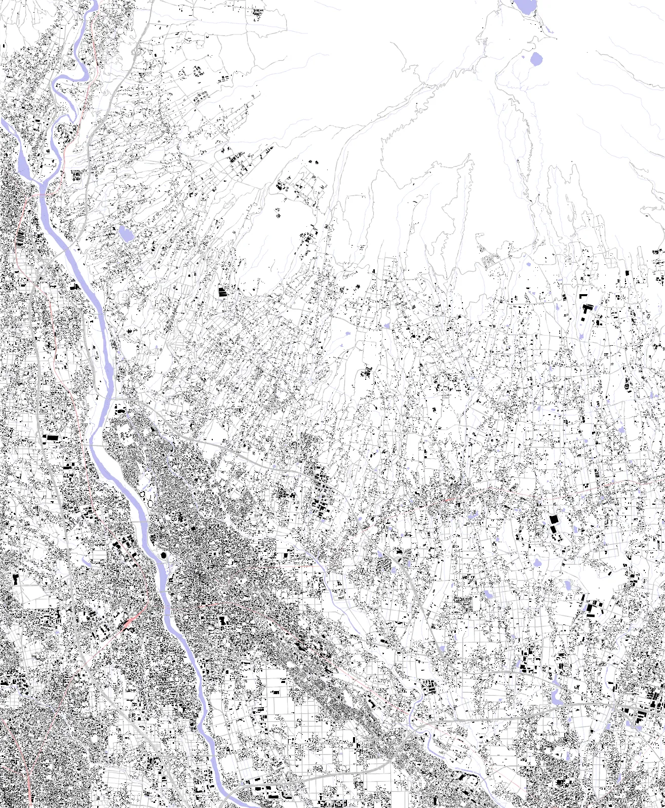 Maebashi figure ground plan