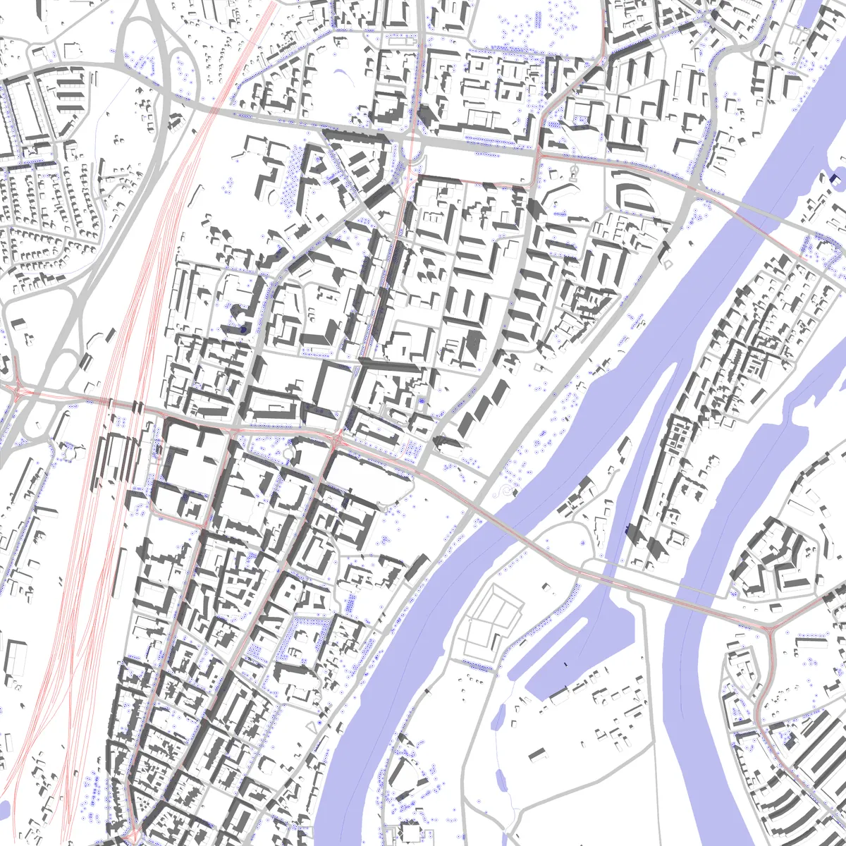 Magdeburg Lageplan (2,5 km)