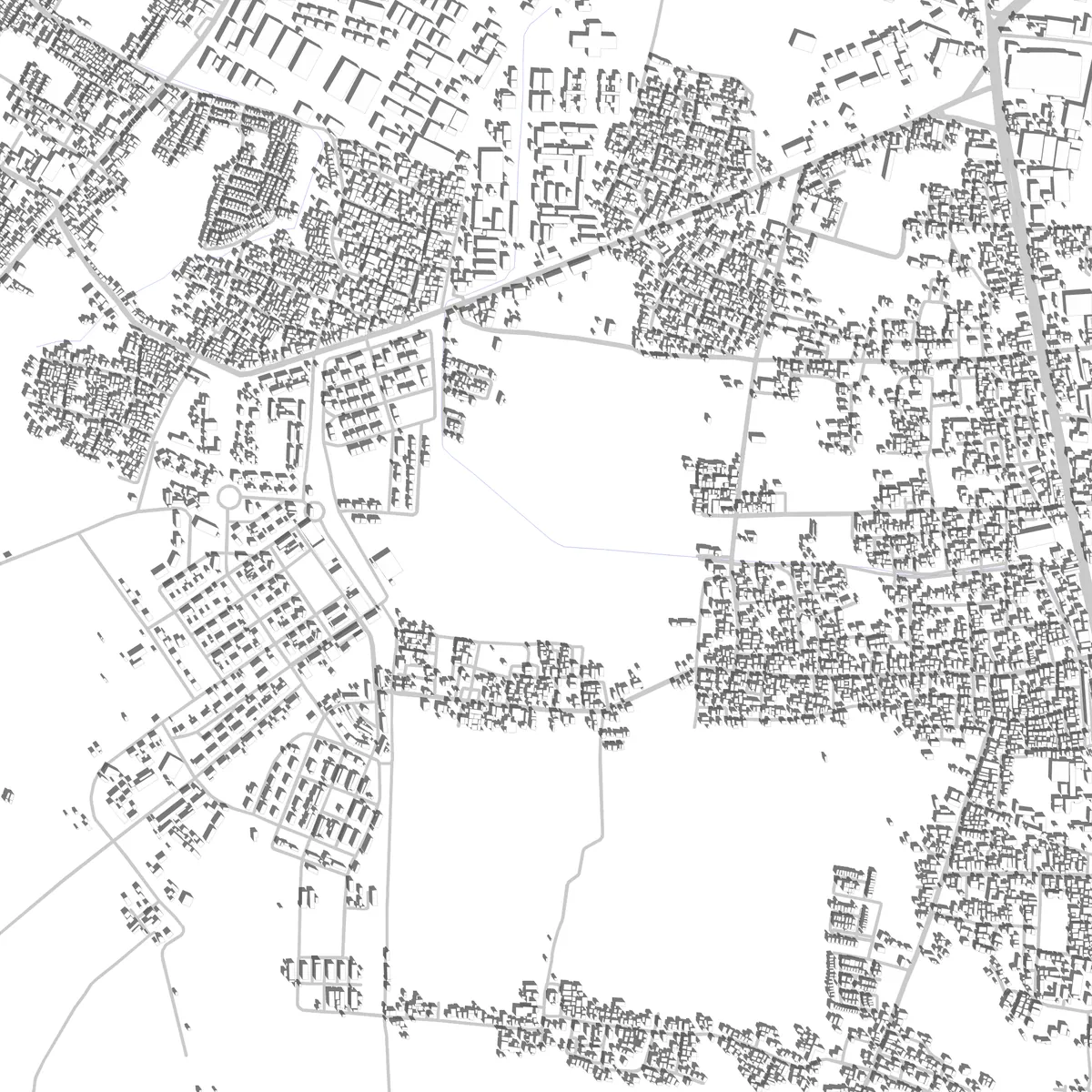 Magelang Lageplan (2,5 km)