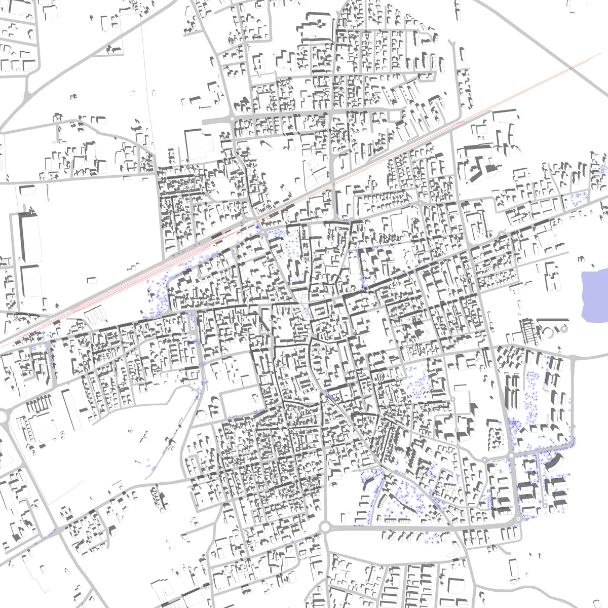 Magenta Lageplan (2,5 km)