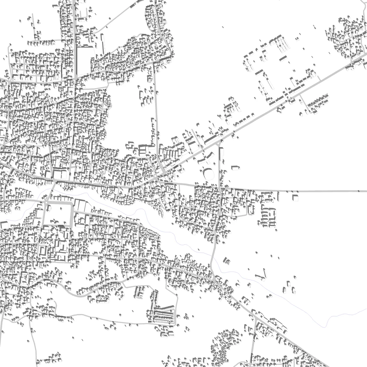 Magetan Lageplan (2,5 km)