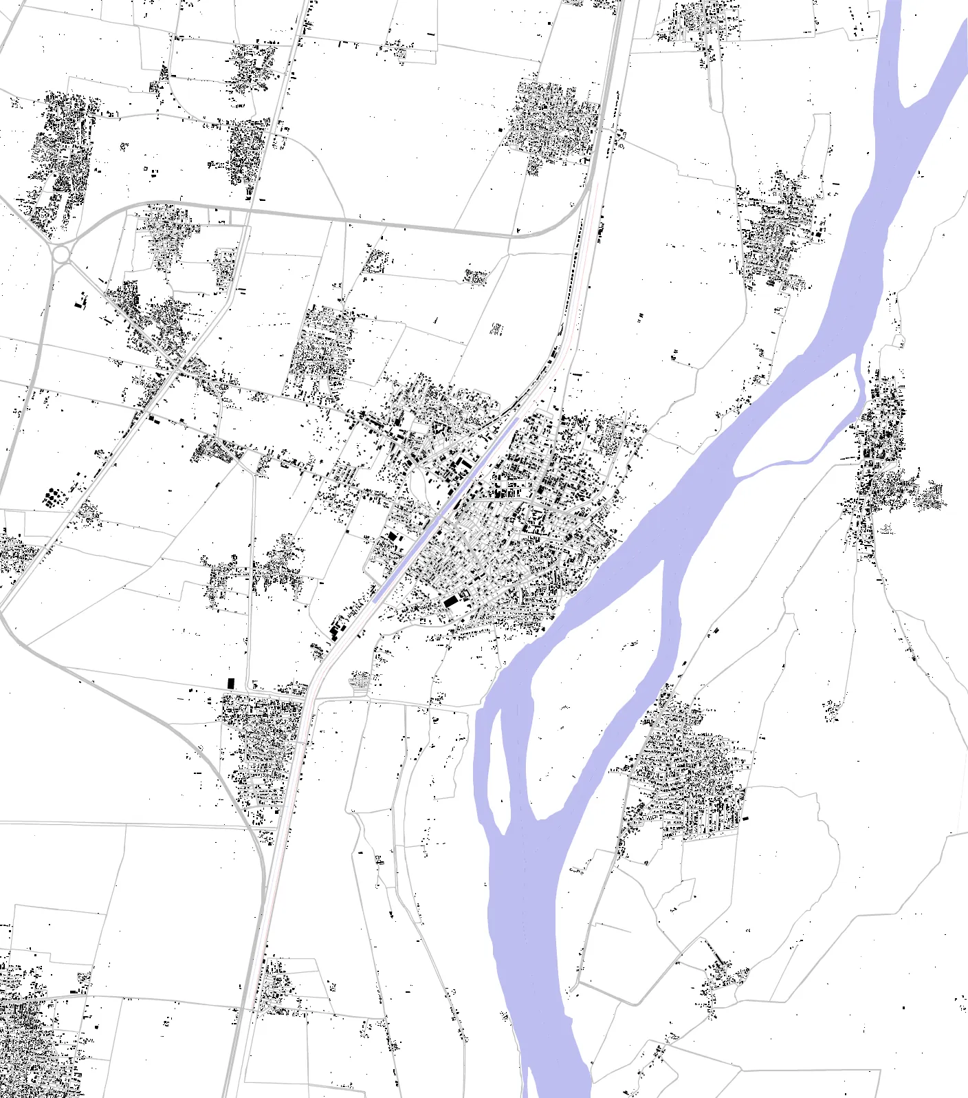 Maghagha Schwarzplan