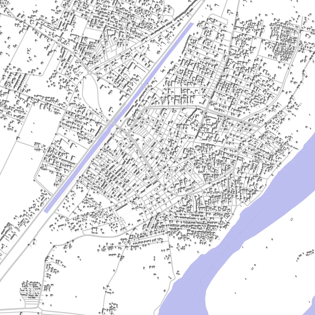 Maghagha Lageplan (2,5 km)