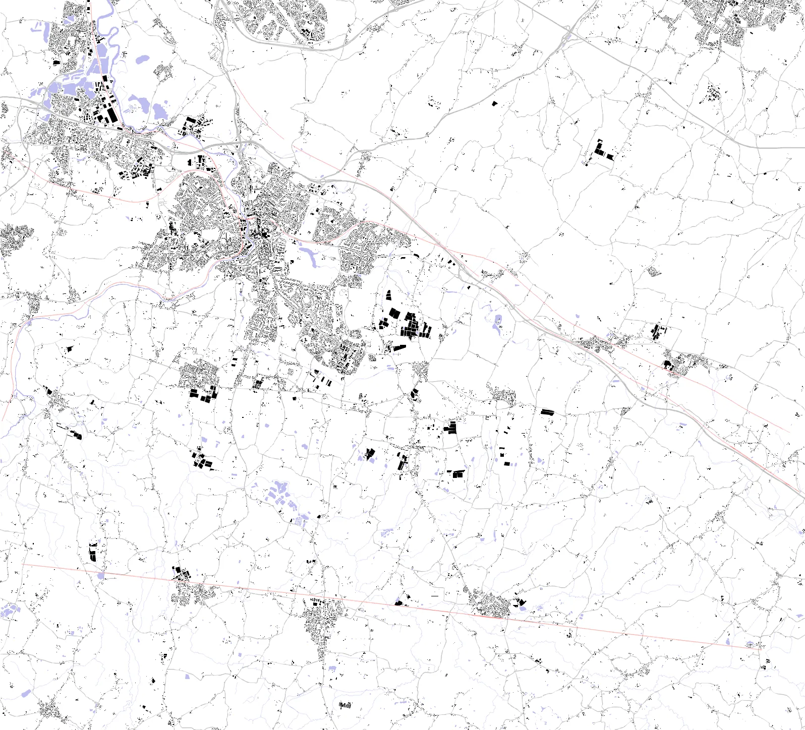 Maidstone figure ground plan