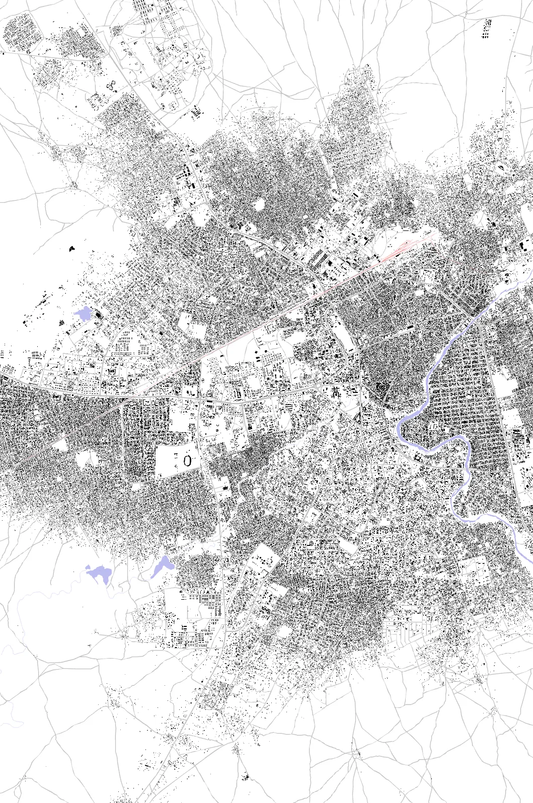 Maiduguri figure ground plan