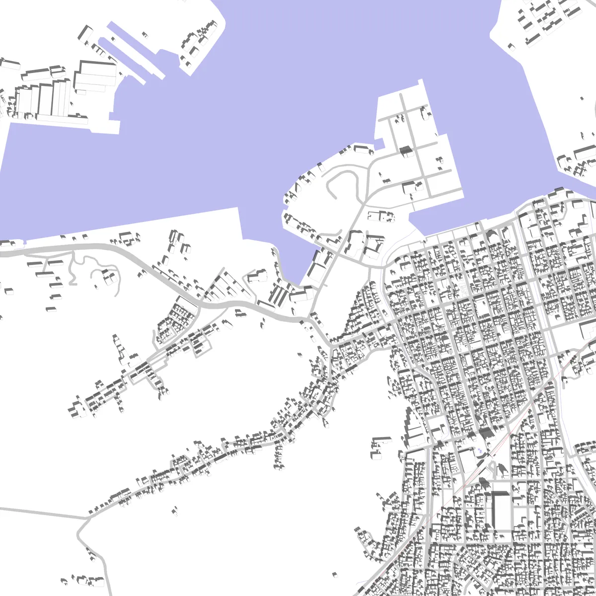 Maizuru Lageplan (2,5 km)