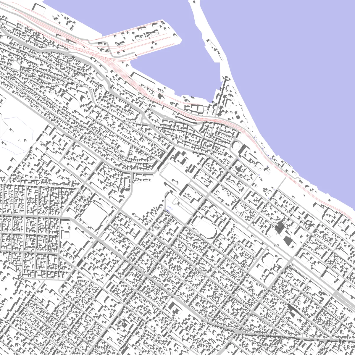 Makhachkala site plan (2.5 km)