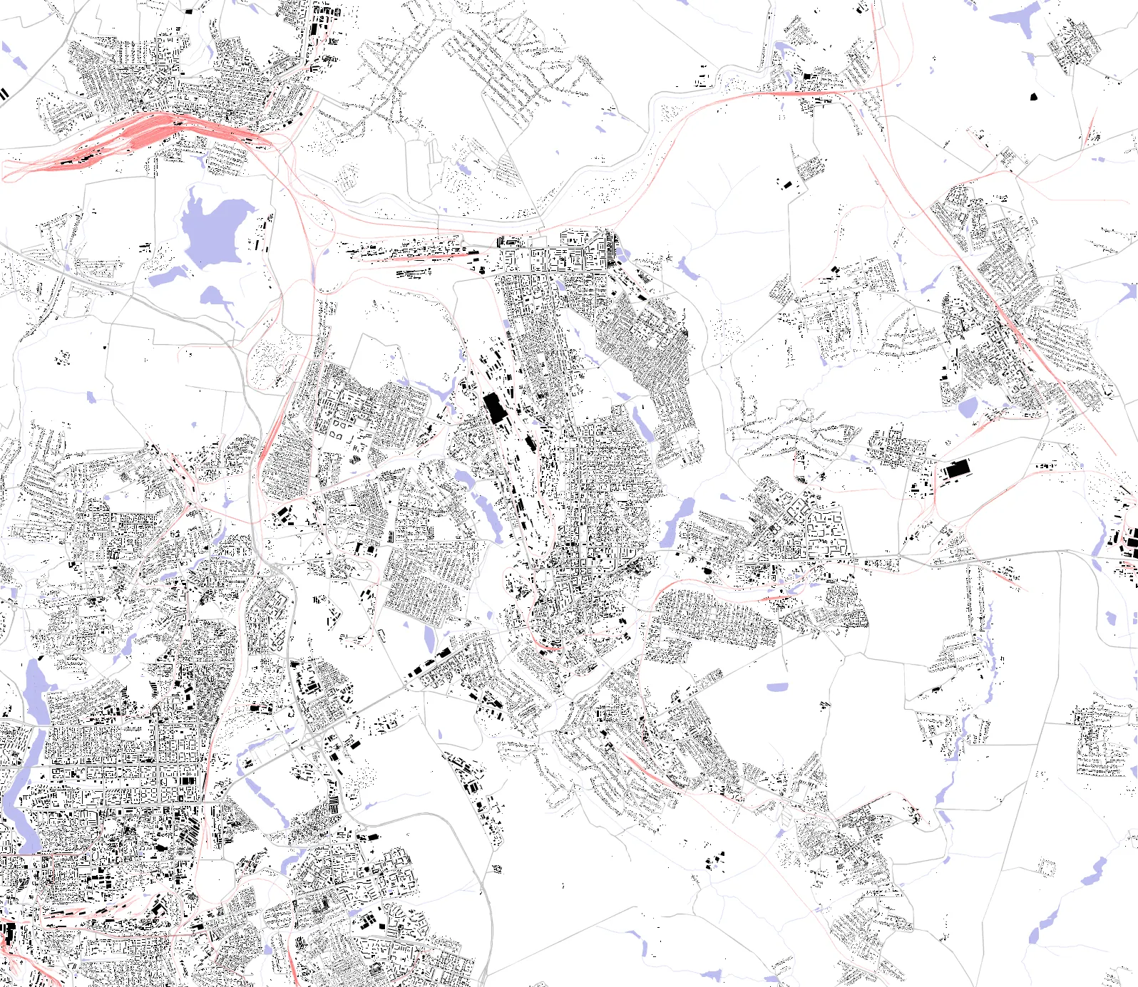 Макіївка figure ground plan