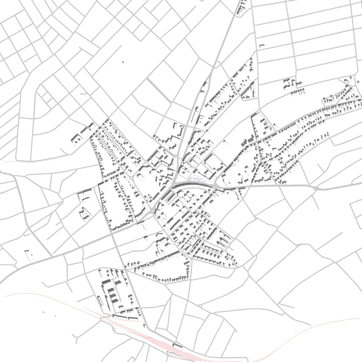 Makó Lageplan (2,5 km)