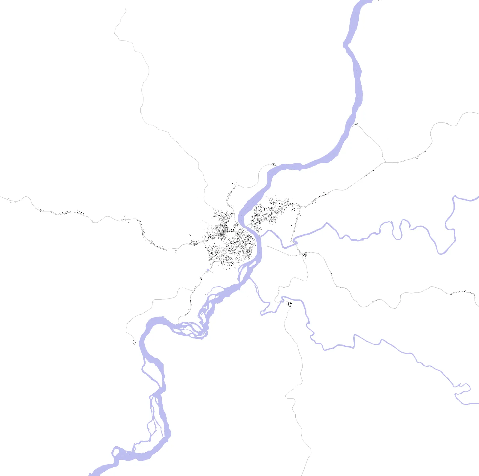 Makokou Schwarzplan