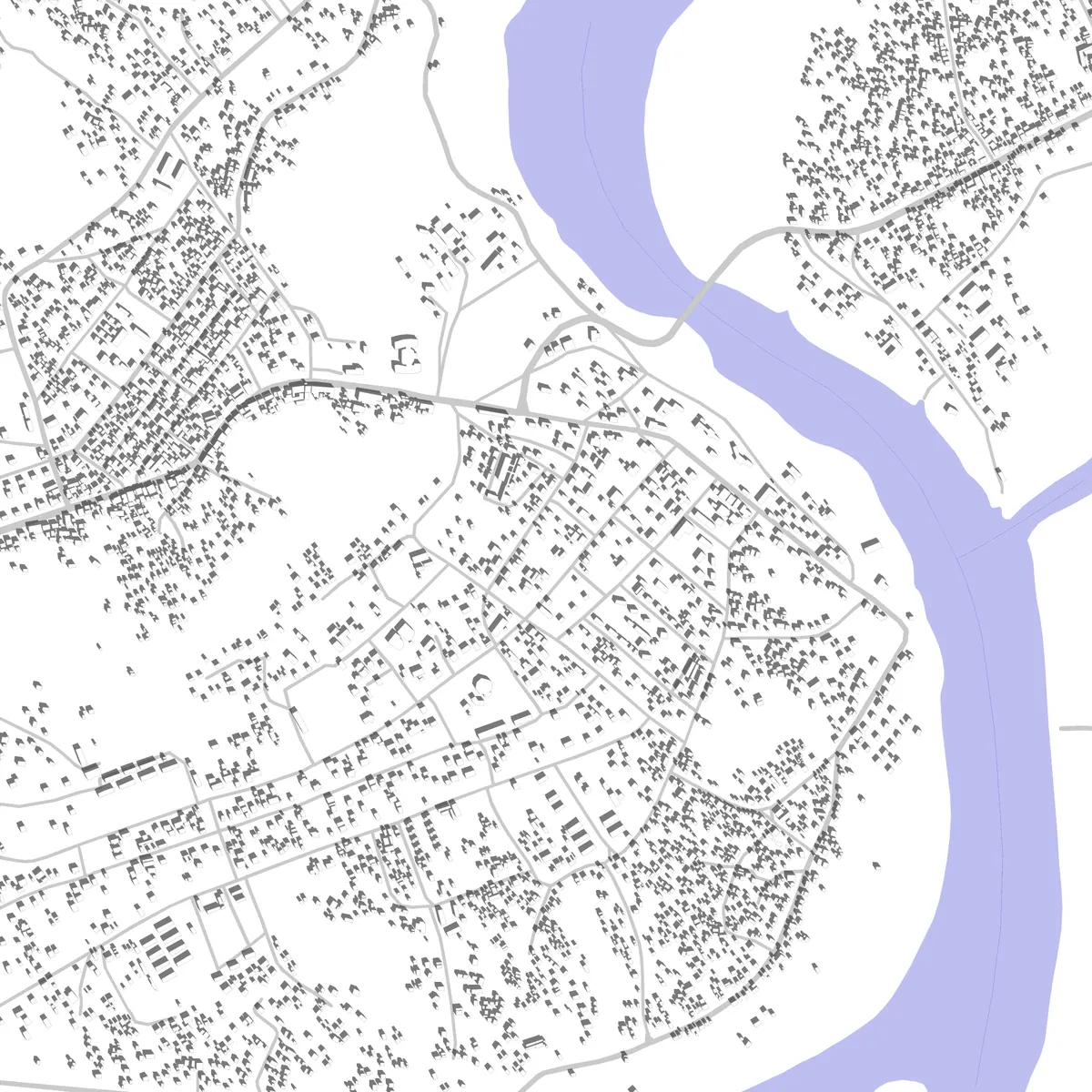 Makokou Lageplan (2,5 km)