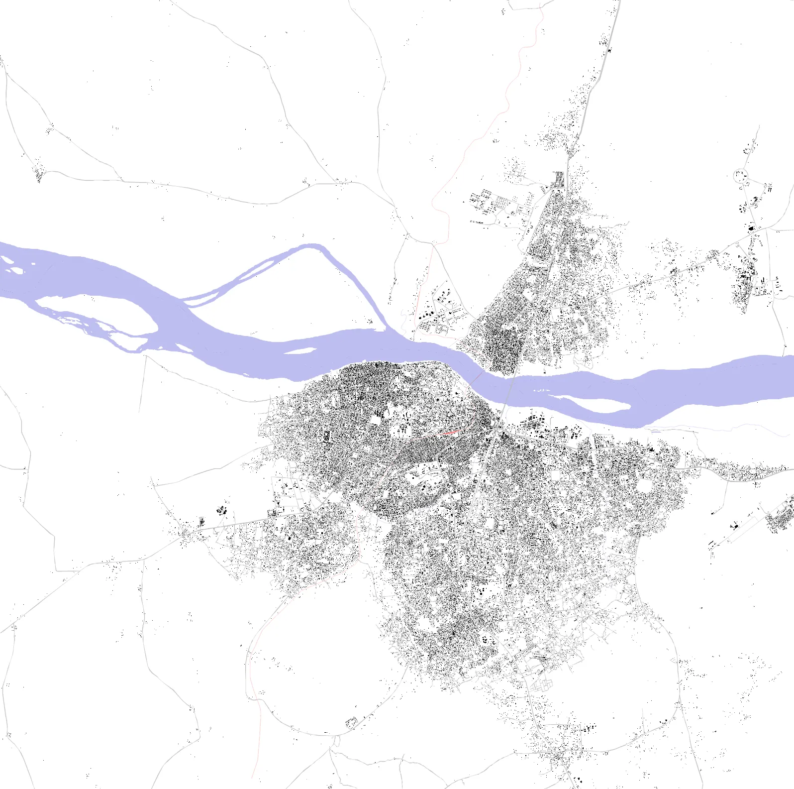 Makurdi figure ground plan