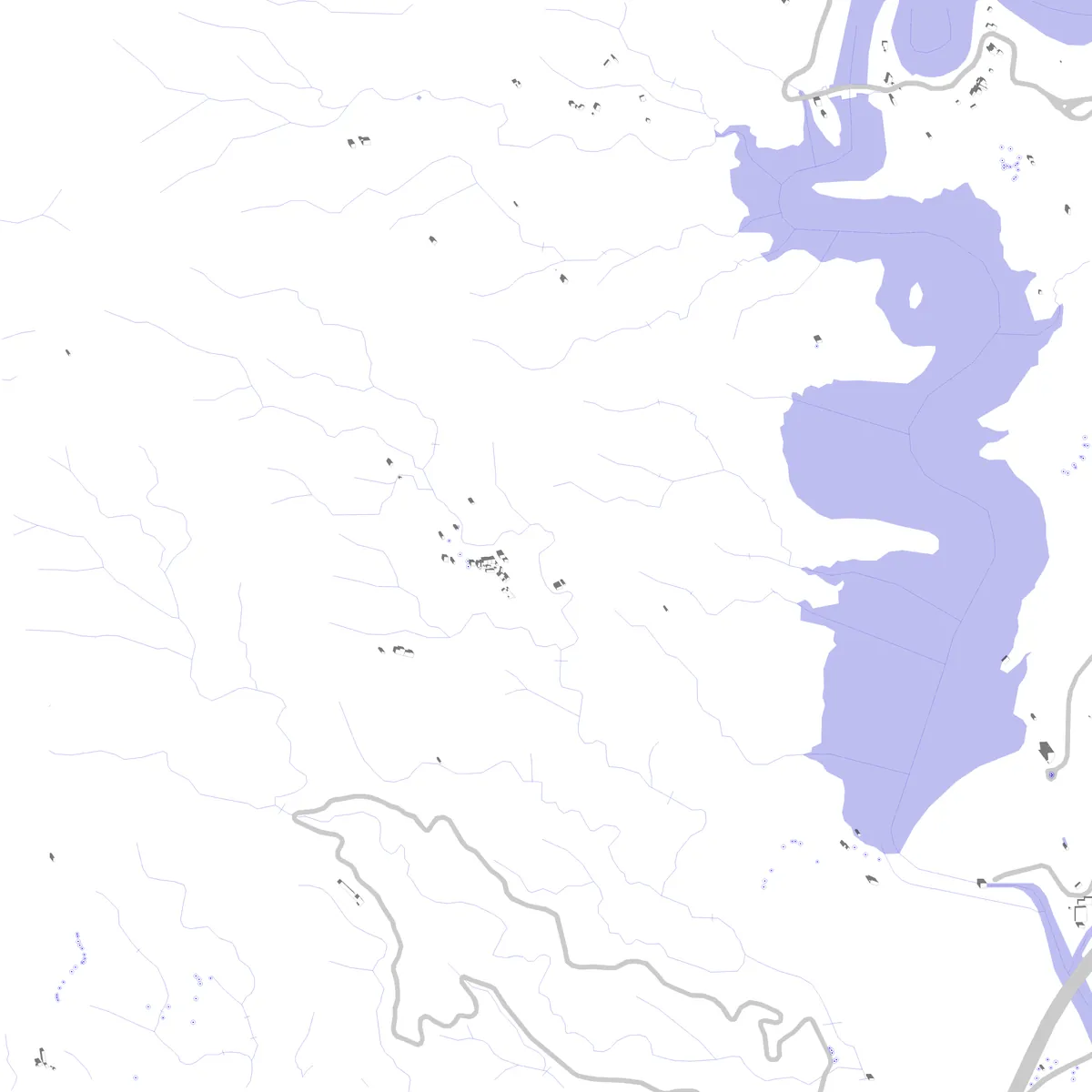 Málaga plano de situación (2,5 km)
