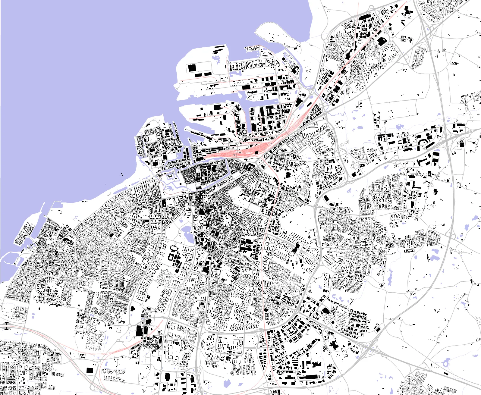 Malmö figure ground plan