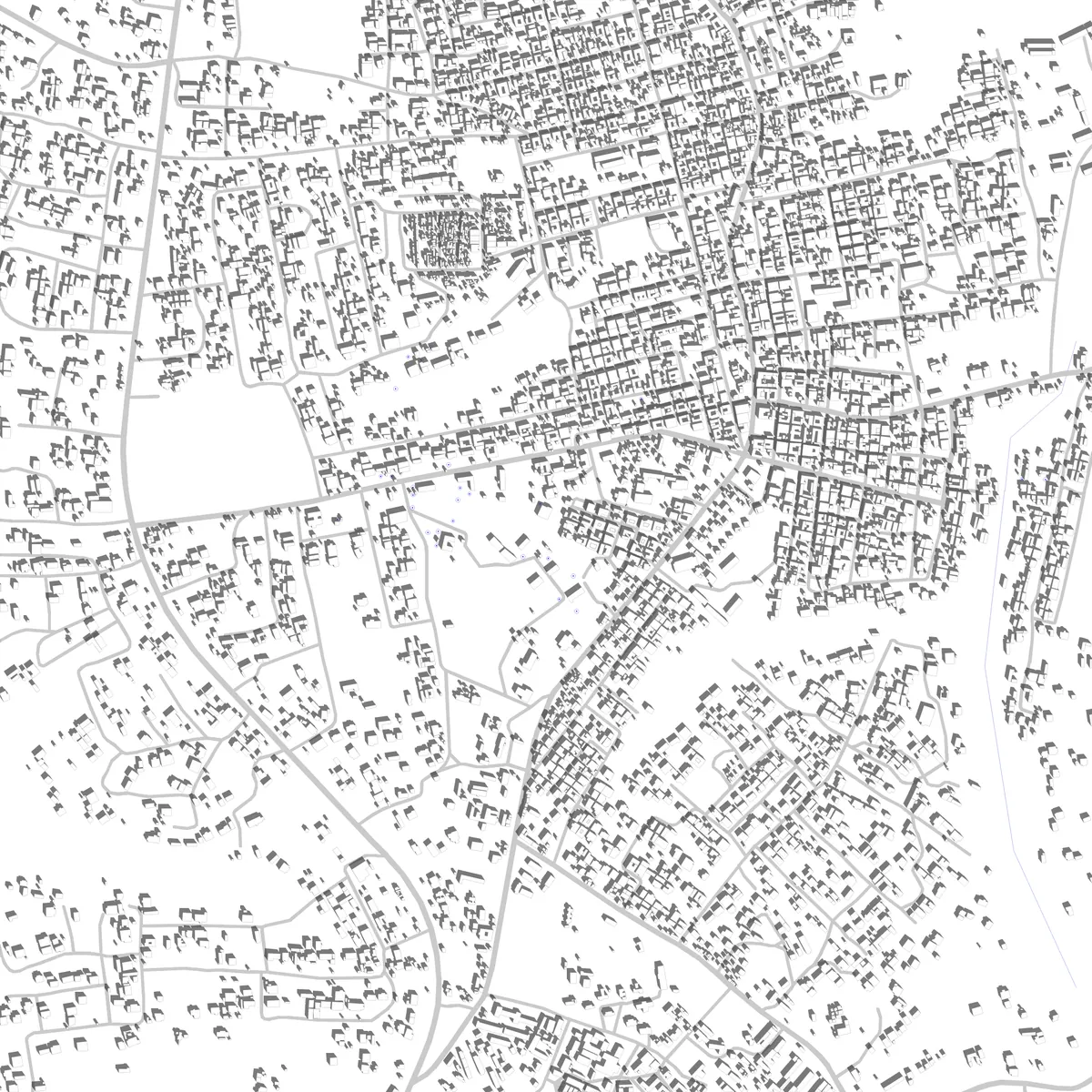 Mampong Lageplan (2,5 km)