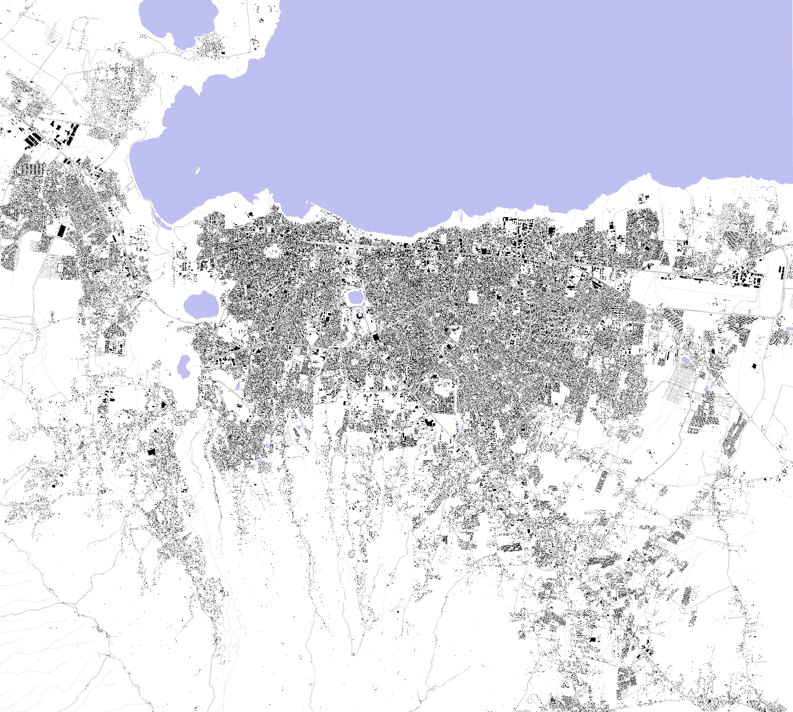 Managua Schwarzplan