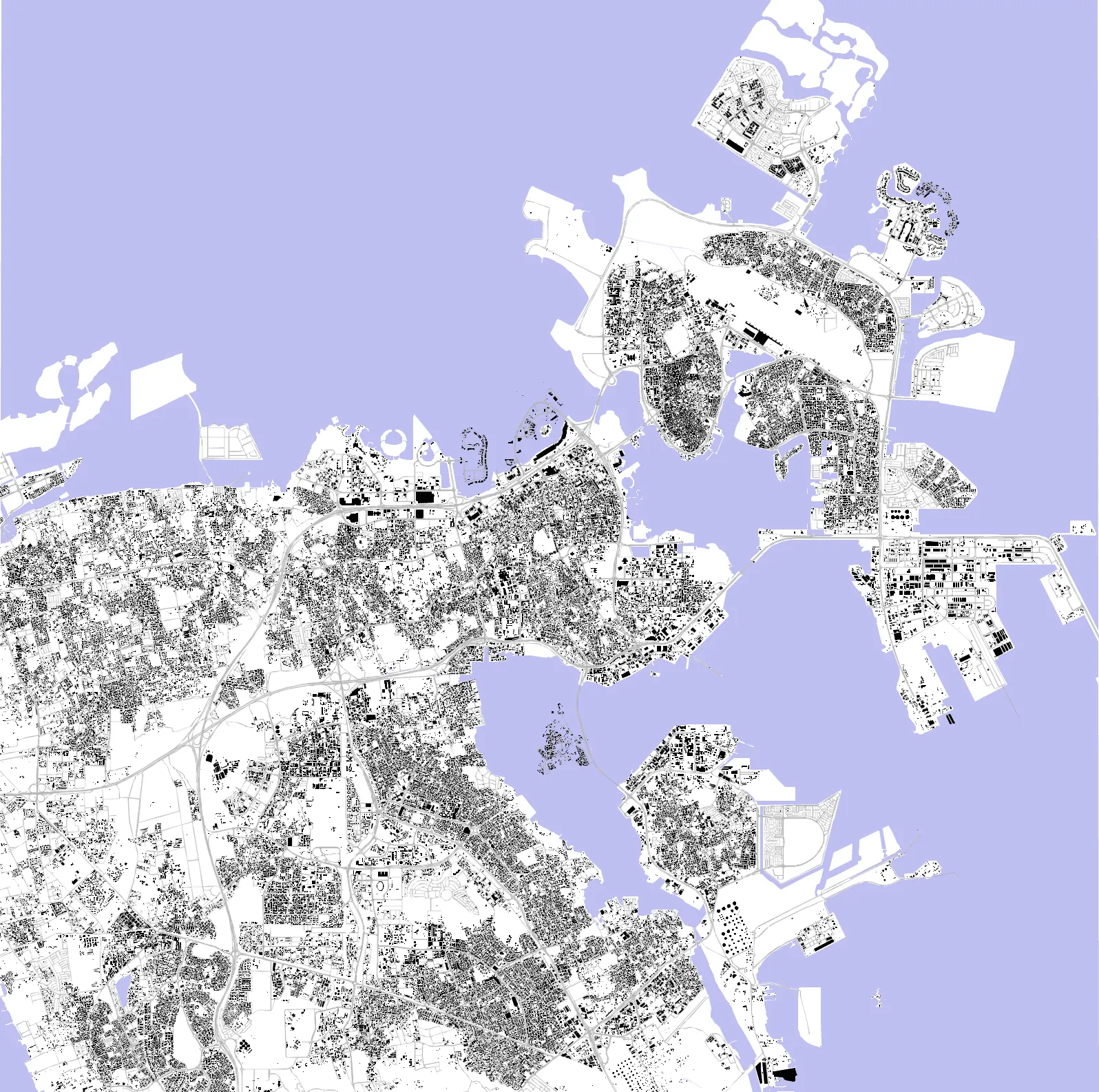 Manama Schwarzplan