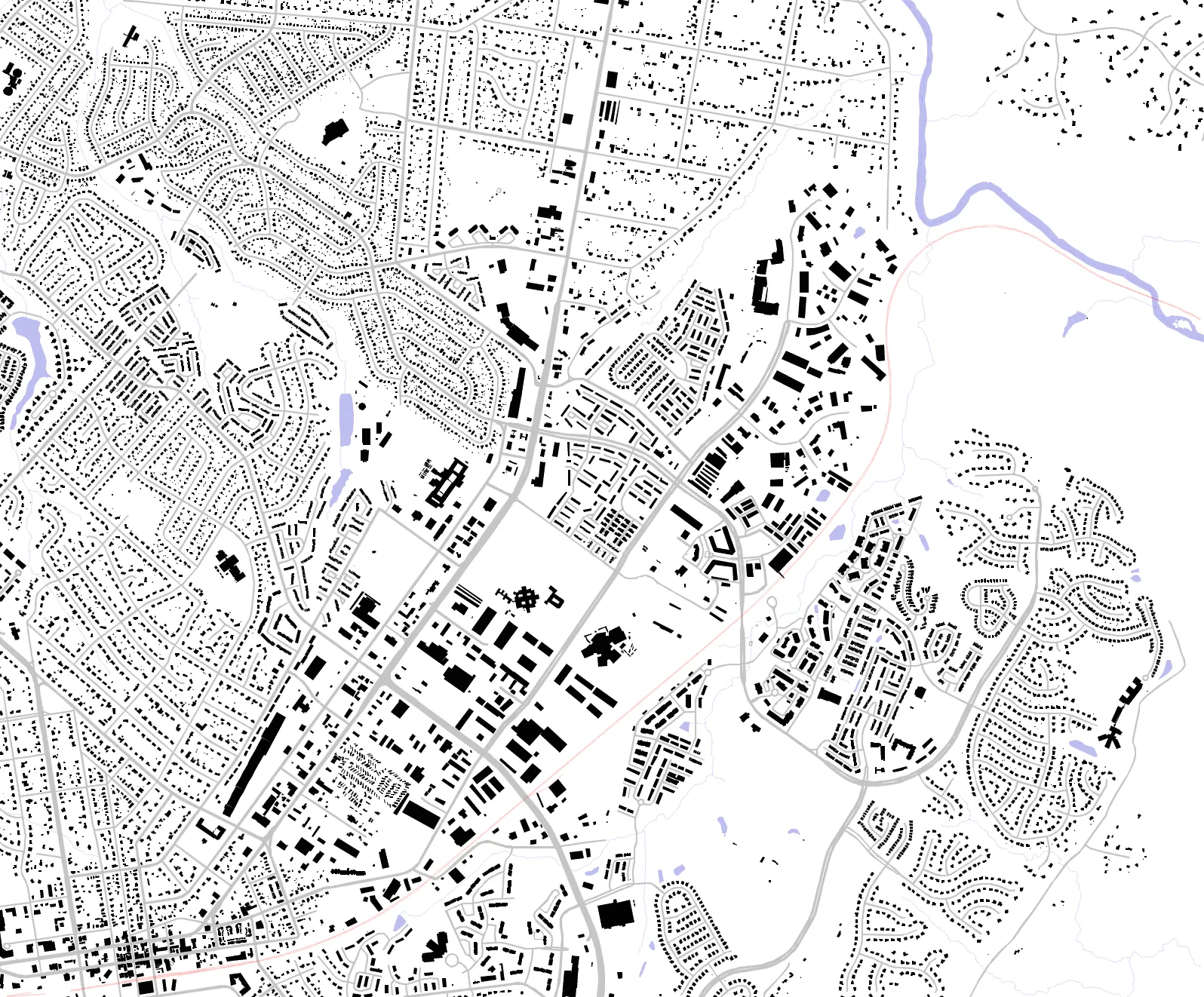 Manassas Park figure ground plan