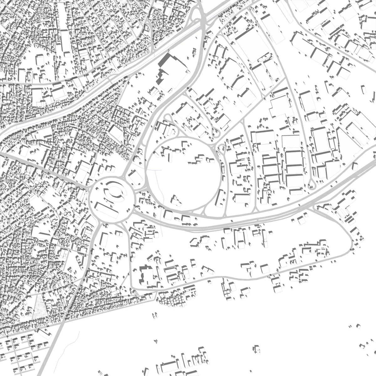 Manaus Lageplan (2,5 km)