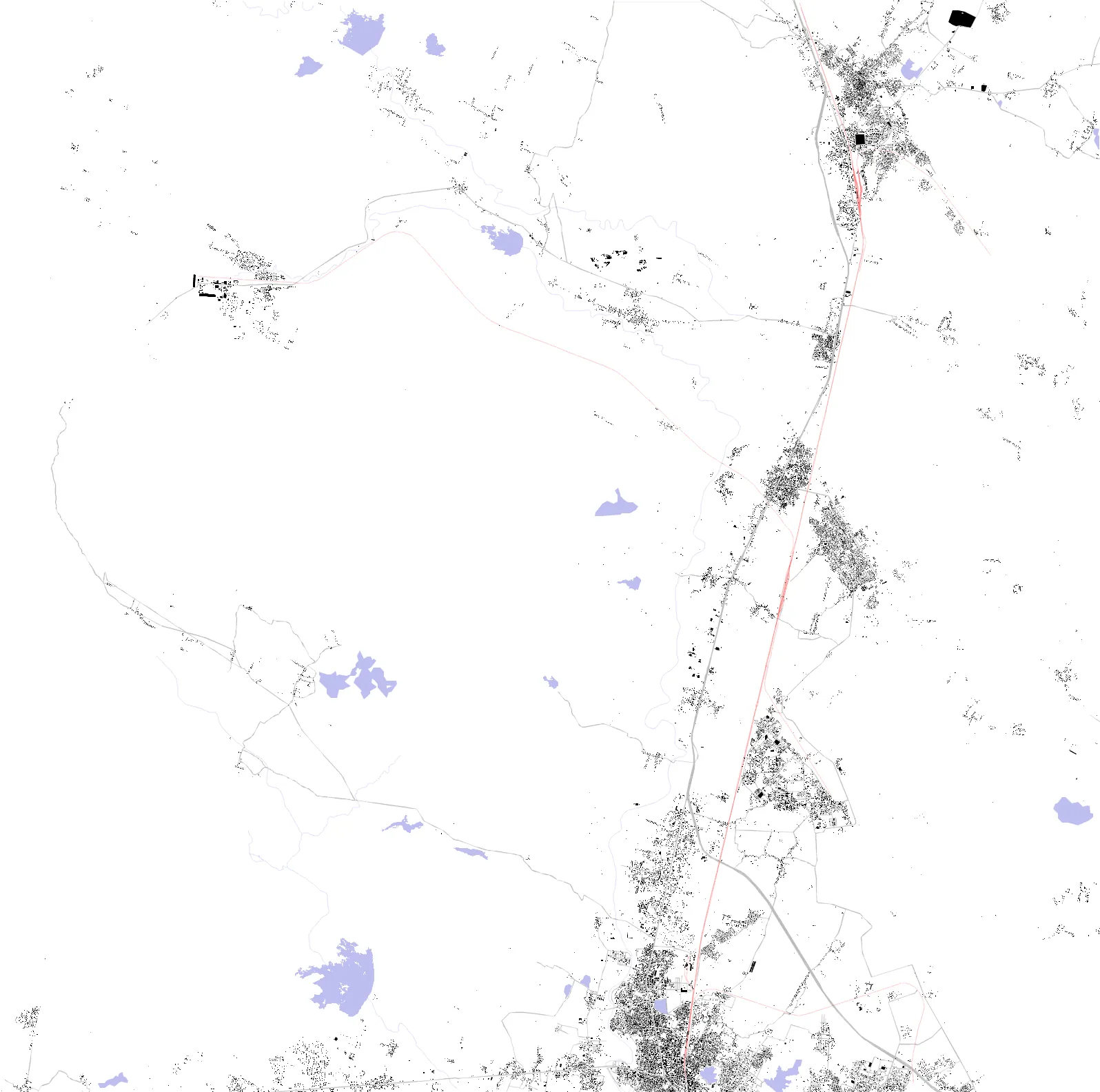 Mancherial Schwarzplan
