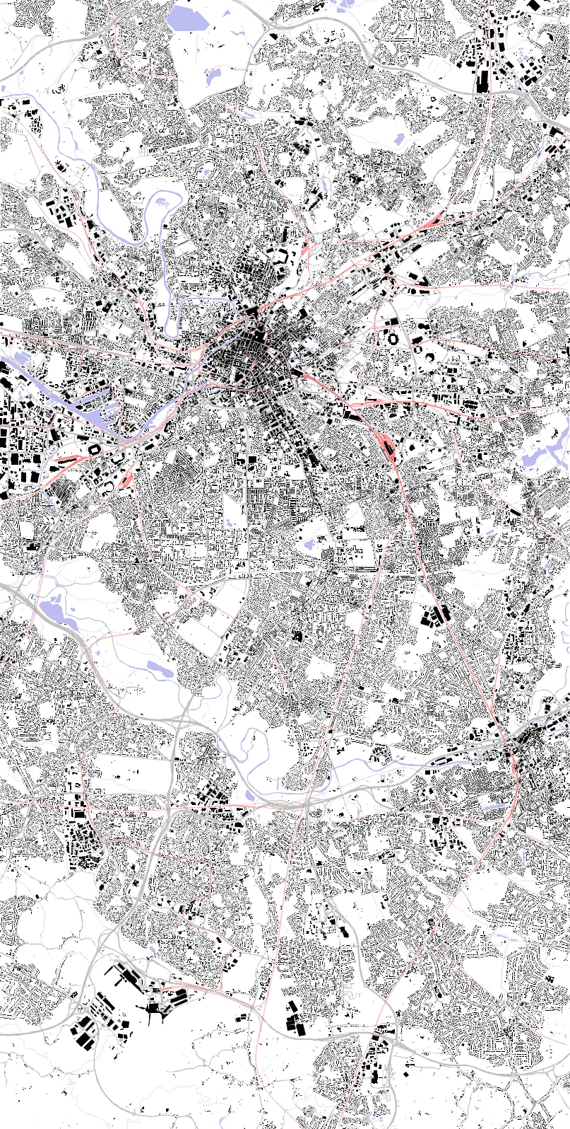 Manchester figure ground plan