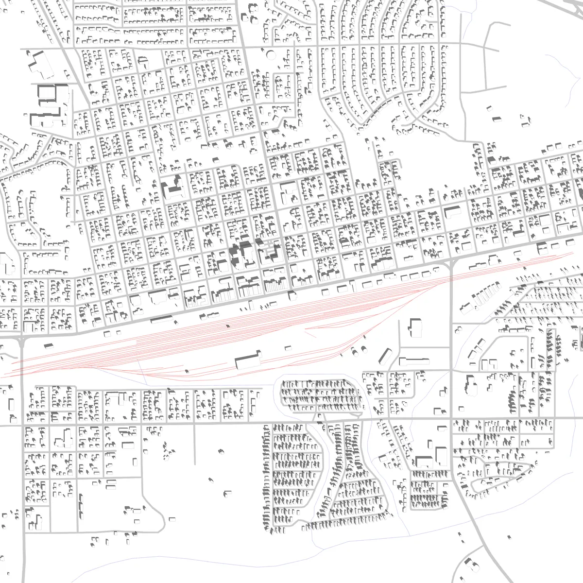 Mandan Lageplan (2,5 km)