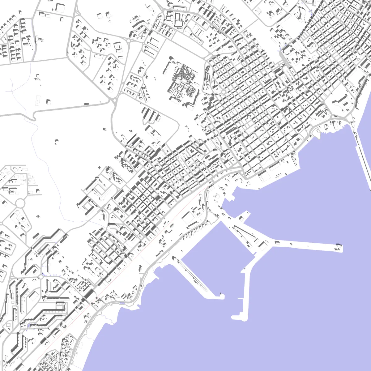 Manfredonia site plan (2.5 km)