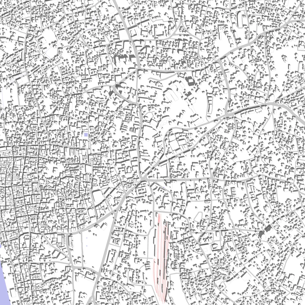 Mangalore Lageplan (2,5 km)