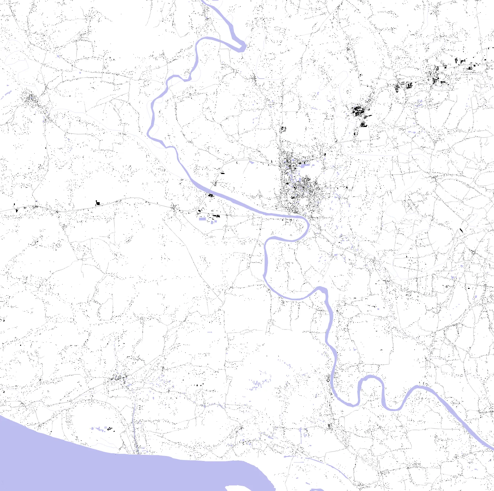 Manikganj figure ground plan