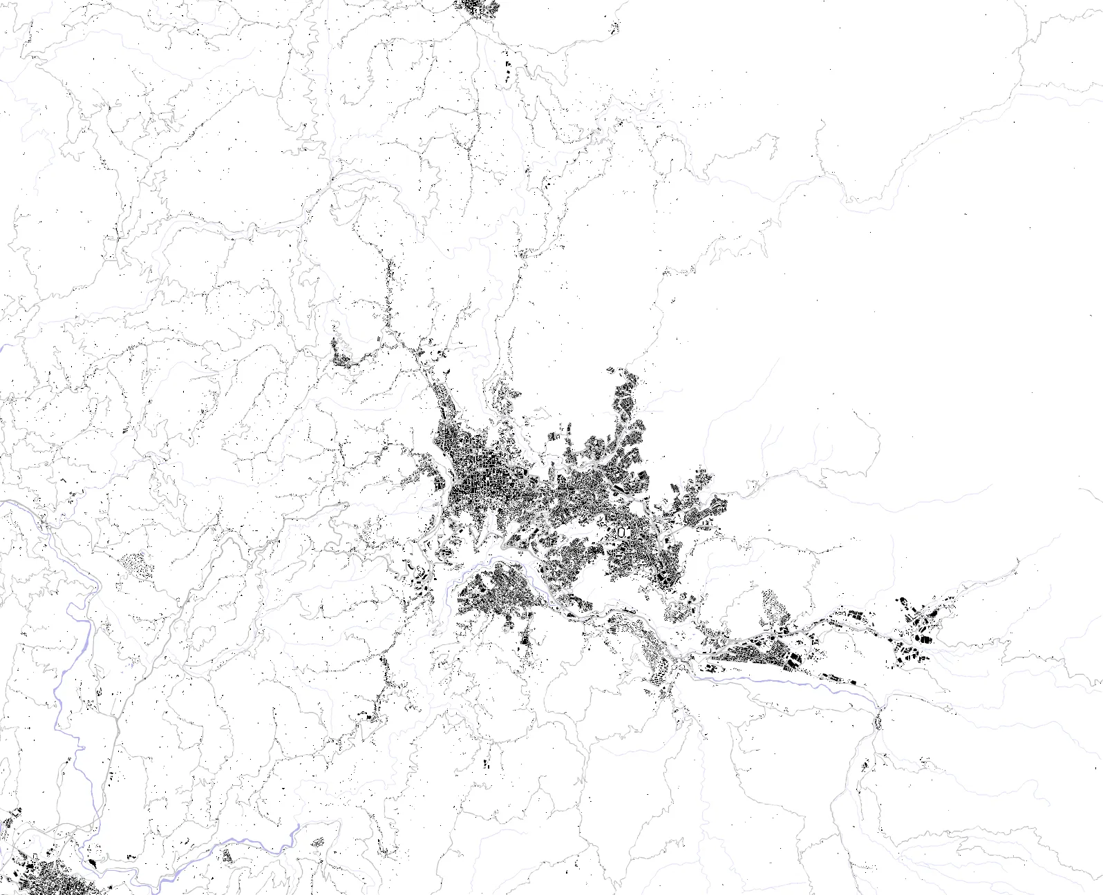 Manizales Schwarzplan