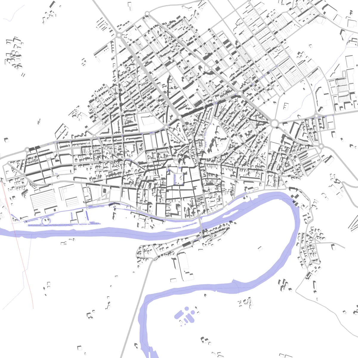 Manlleu plano de situación (2.5 km)