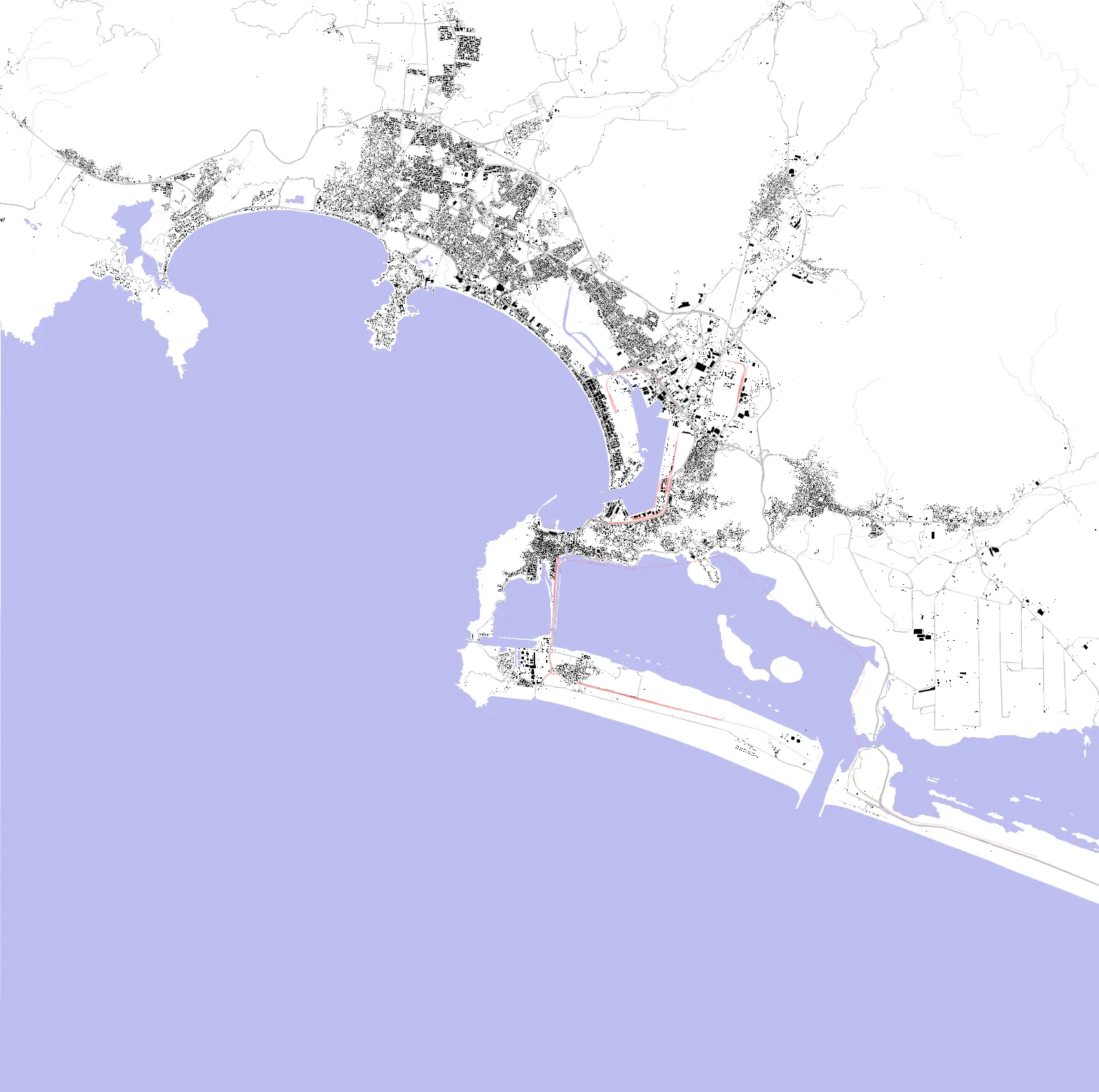 Manzanillo plano de masas