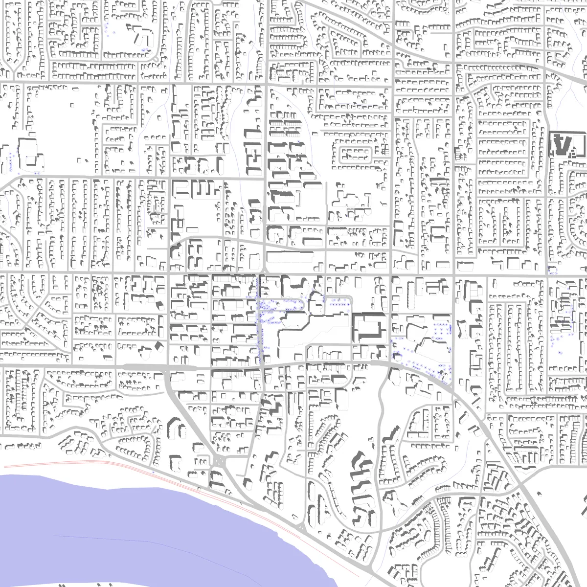 Maple Ridge Lageplan (2,5 km)