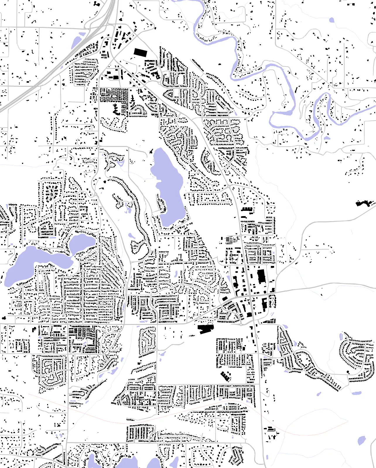 Maple Valley figure ground plan