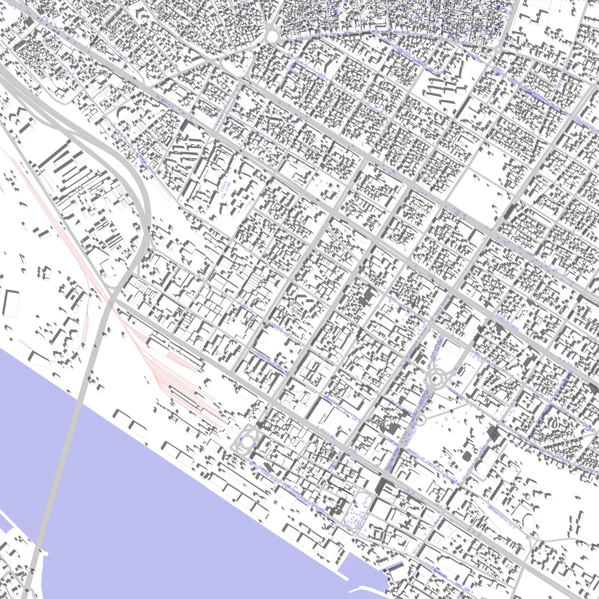 Maputo Lageplan (2,5 km)