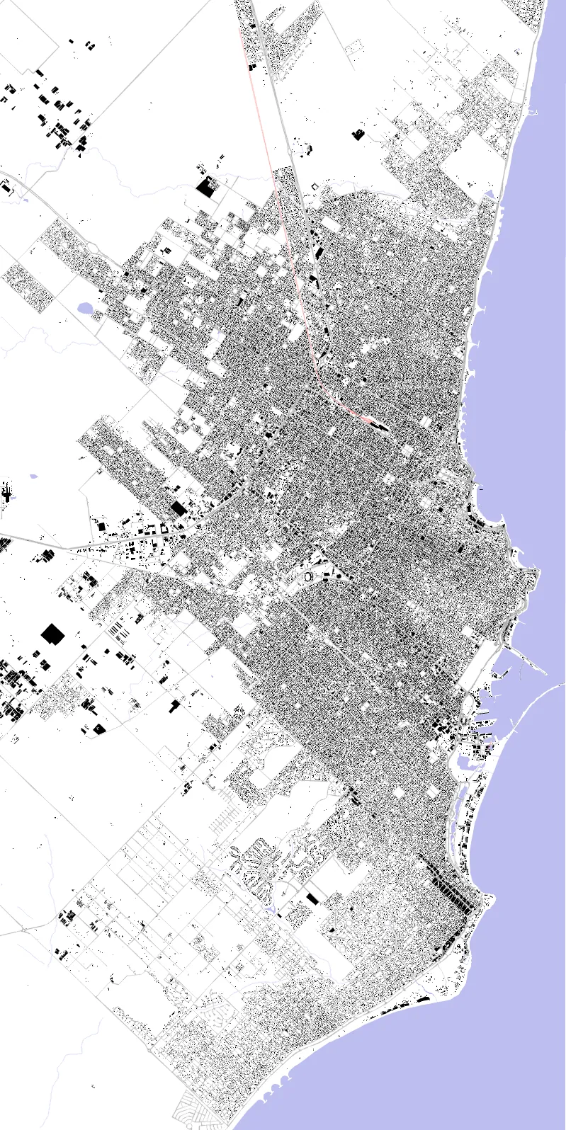 Mar del Plata Schwarzplan