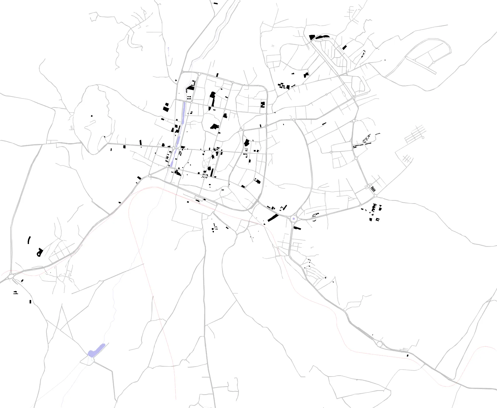 Maragheh figure ground plan