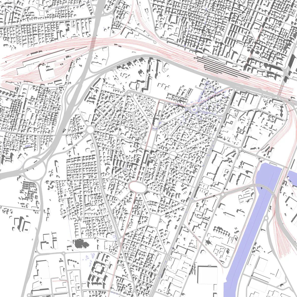 Marghera planimetria di sito (2,5 km)