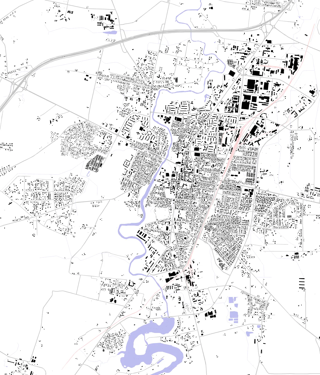 Marijampolė figure ground plan