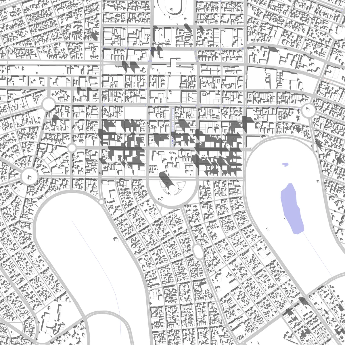 Maringá planta de localização (2,5 km)
