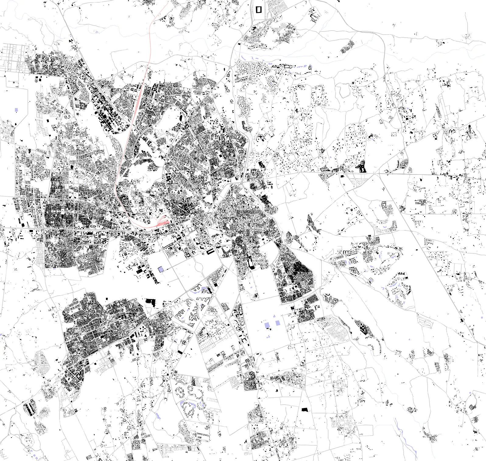 Marrakech figure ground plan