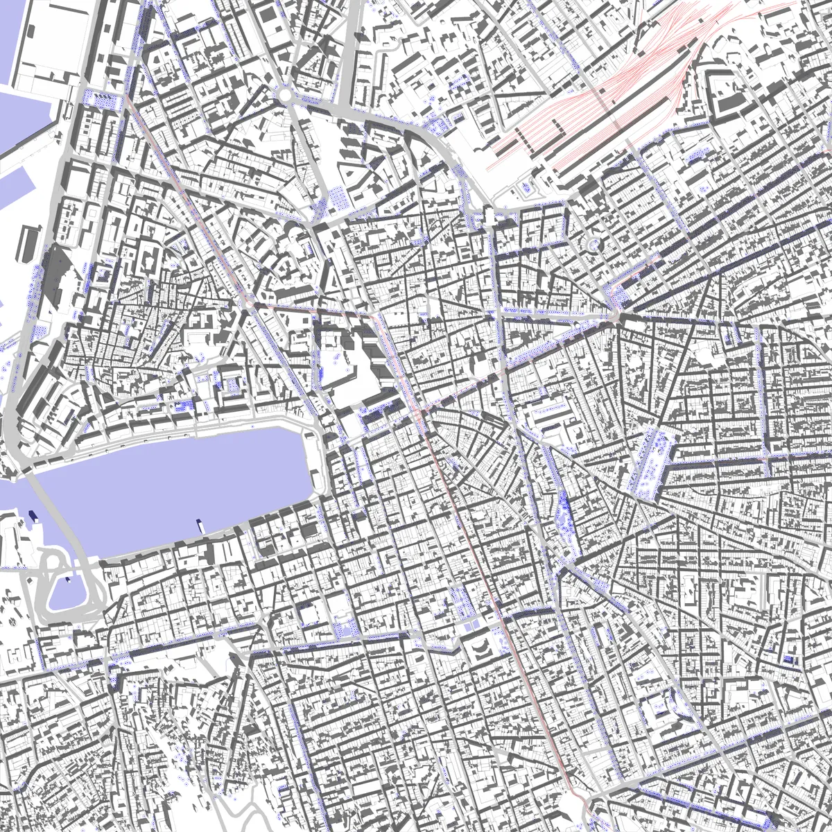 Marseille Lageplan (2,5 km)