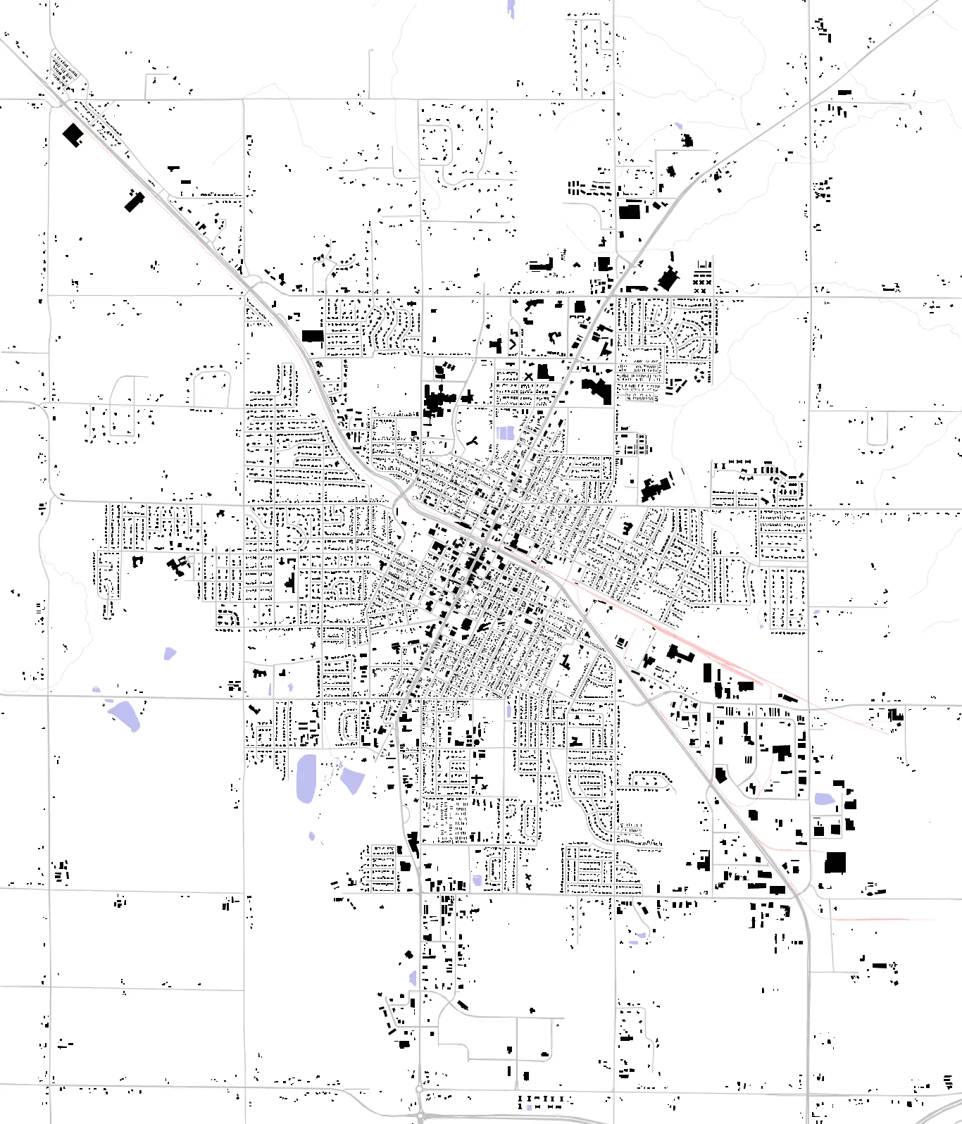 Marshfield figure ground plan