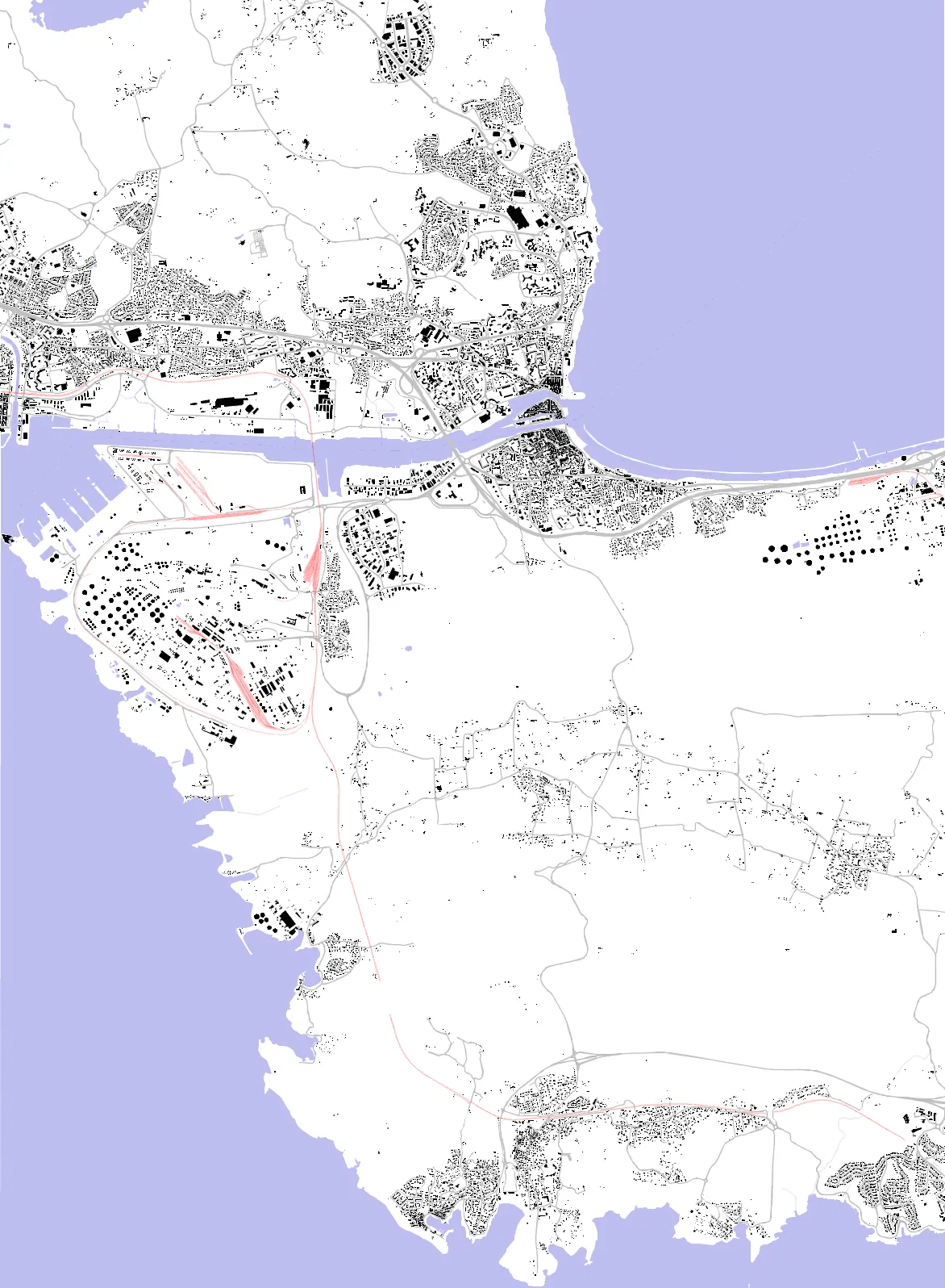 Martigues plan de masse