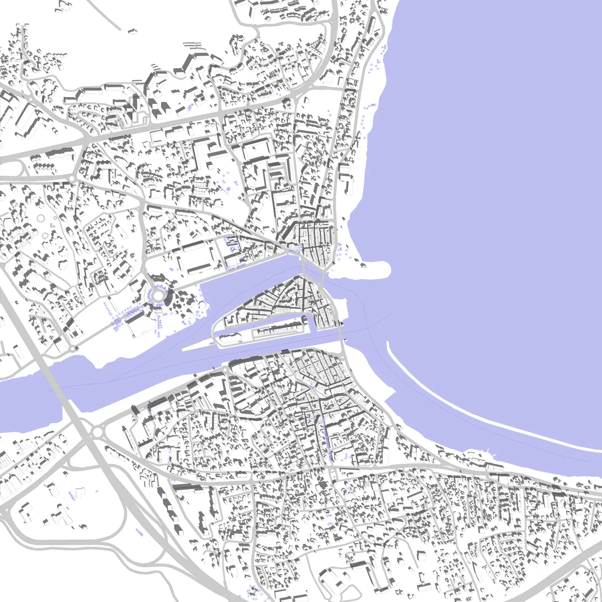 Martigues plan de situation (2,5 km)