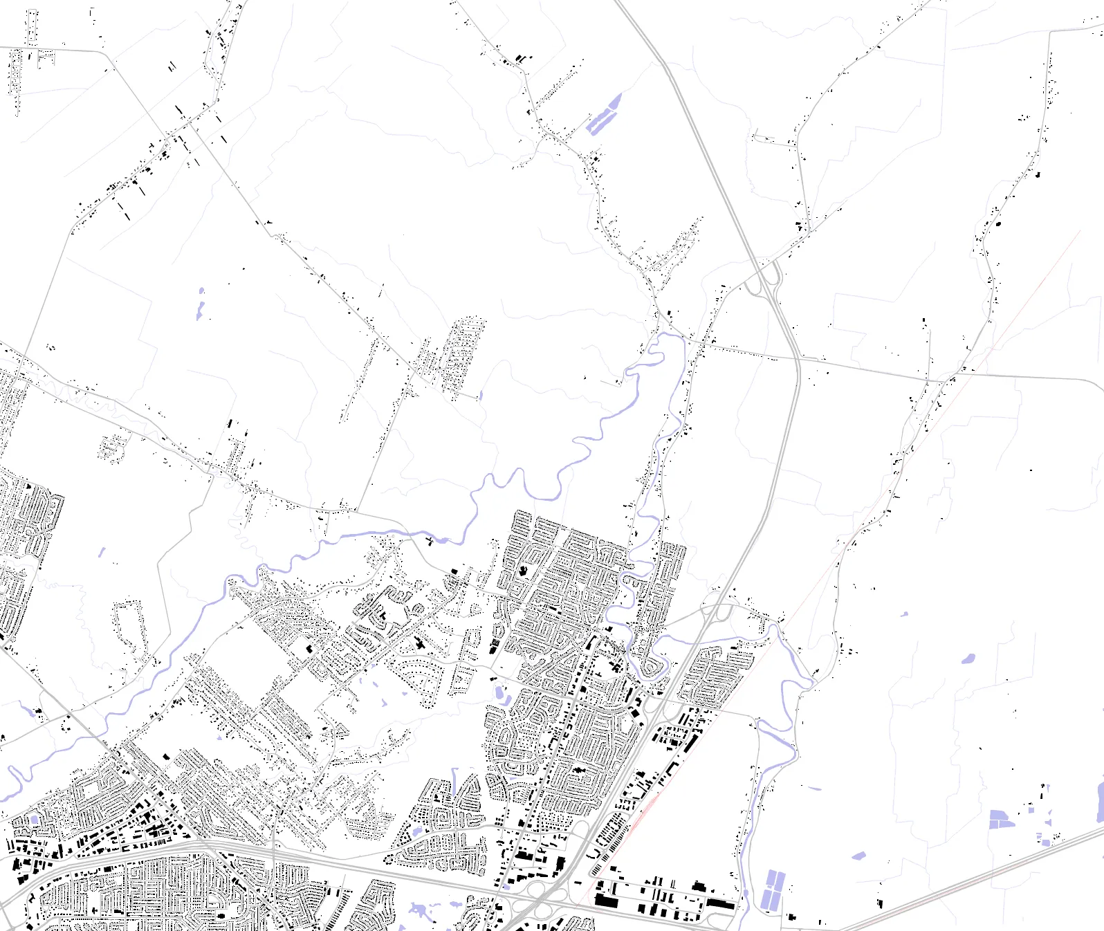 Mascouche Schwarzplan