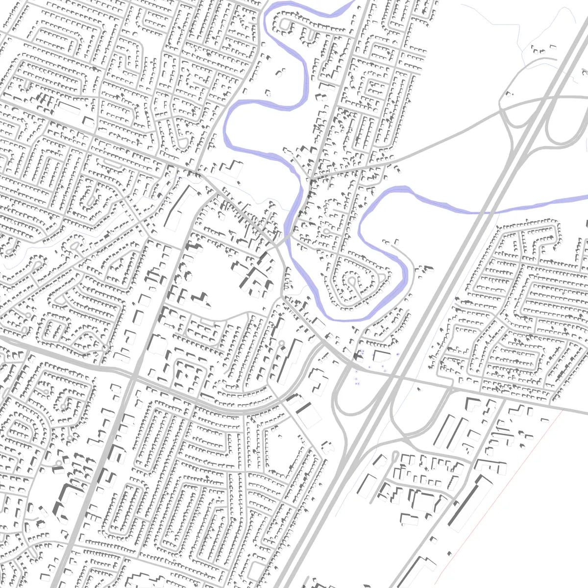 Mascouche Lageplan (2,5 km)